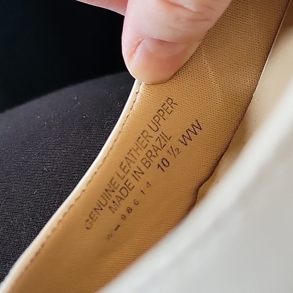 Walkingcradles white leather slingback size 10 1/2WW gently used - Picture 14 of 14